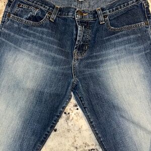 *GENTLY WORN* Vintage Women's Y2K Abercrombie & Fitch Stone Wash 5-Pocket Flare